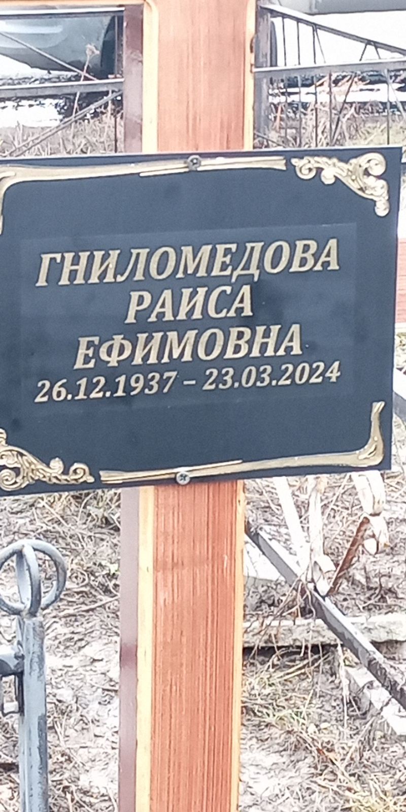 Гниломедова Раиса Ефимовна