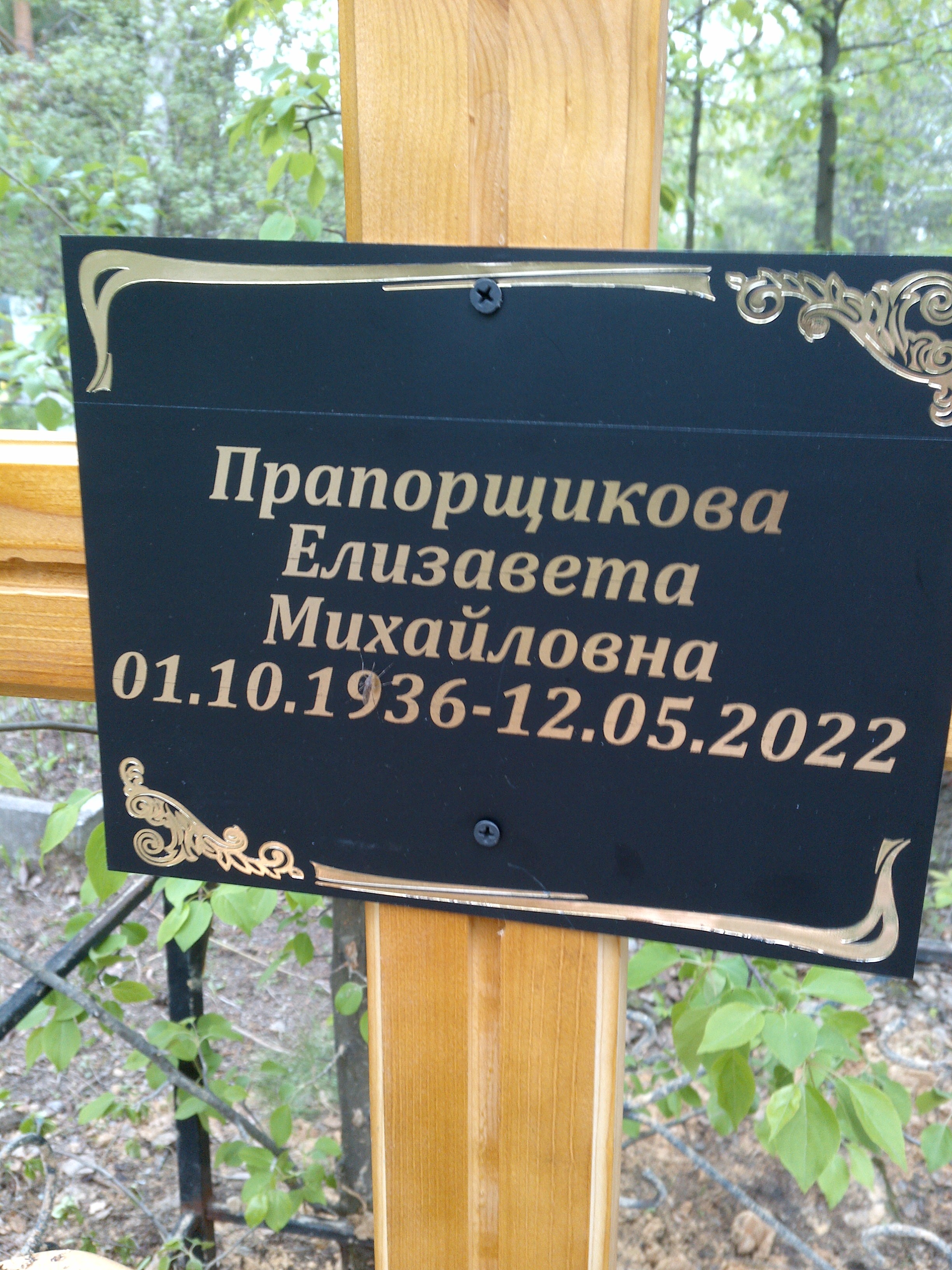 Прапорщикова Елизавета Михайловна