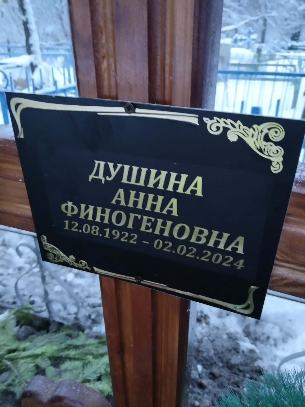 Душина Анна Финогеновна