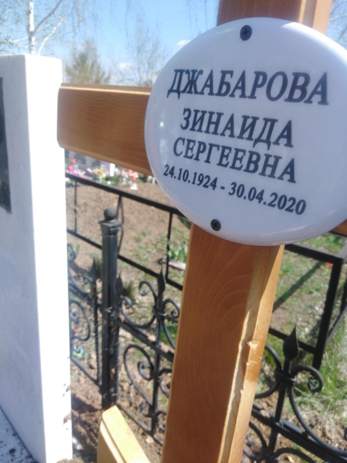 Джабарова Зинаида Сергеевна