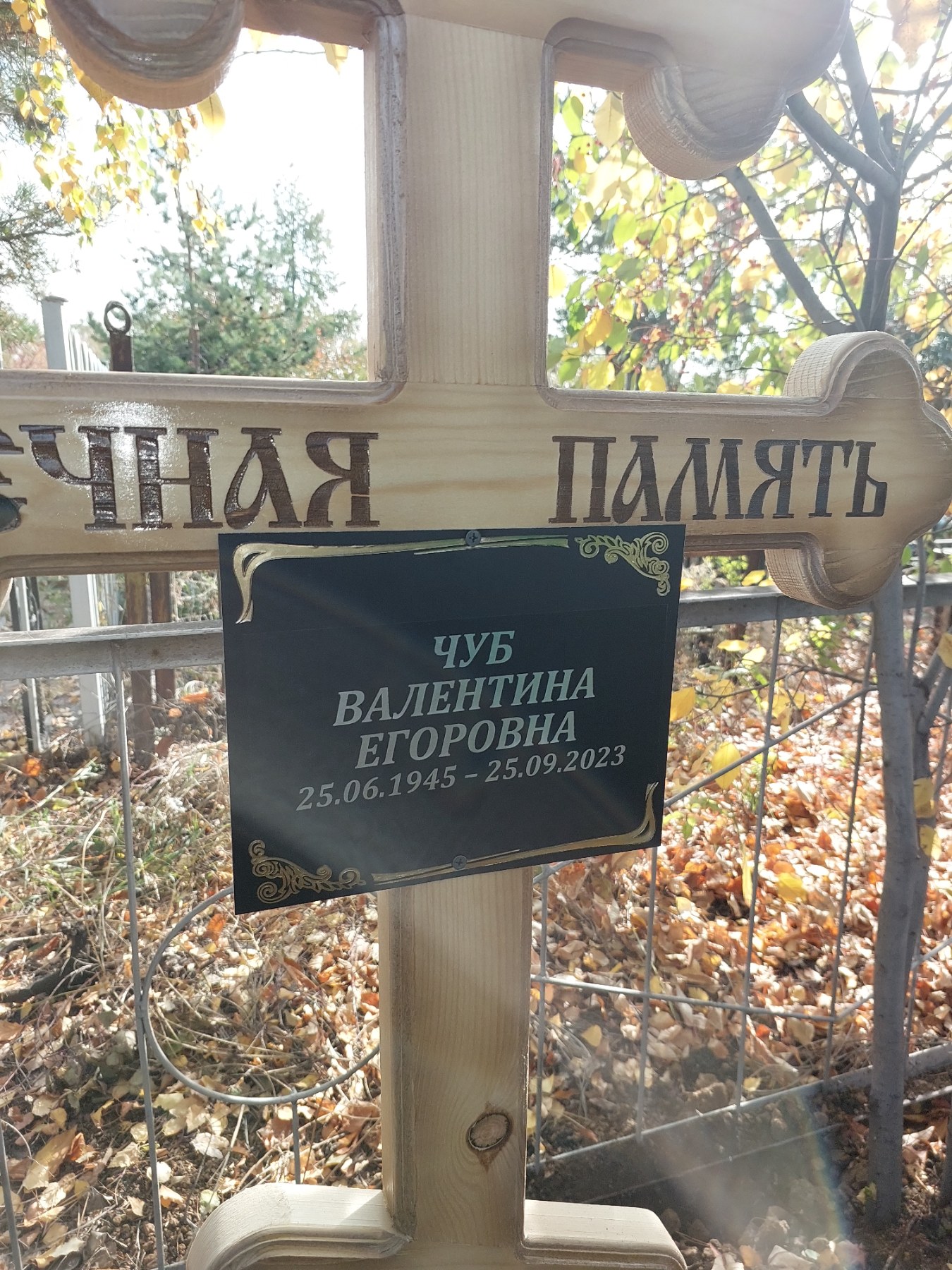 Чуб Валентина Егоровна