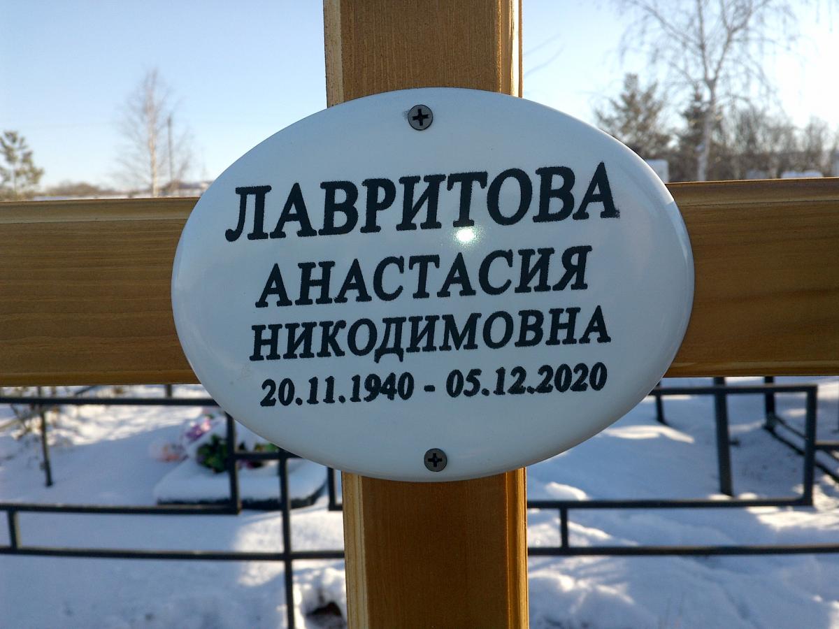 Лавритова Анастасия Никодимовна