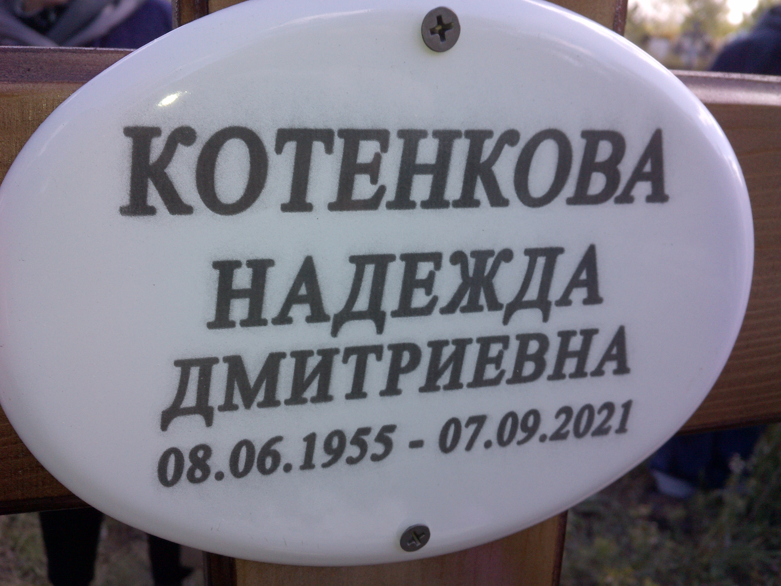 Котенкова Надежда Дмитриевна