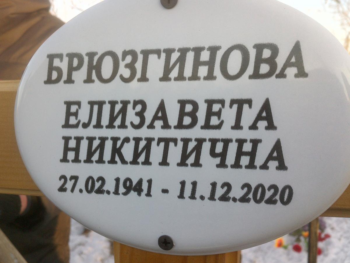 Брюзгинова Елизавета Никитична