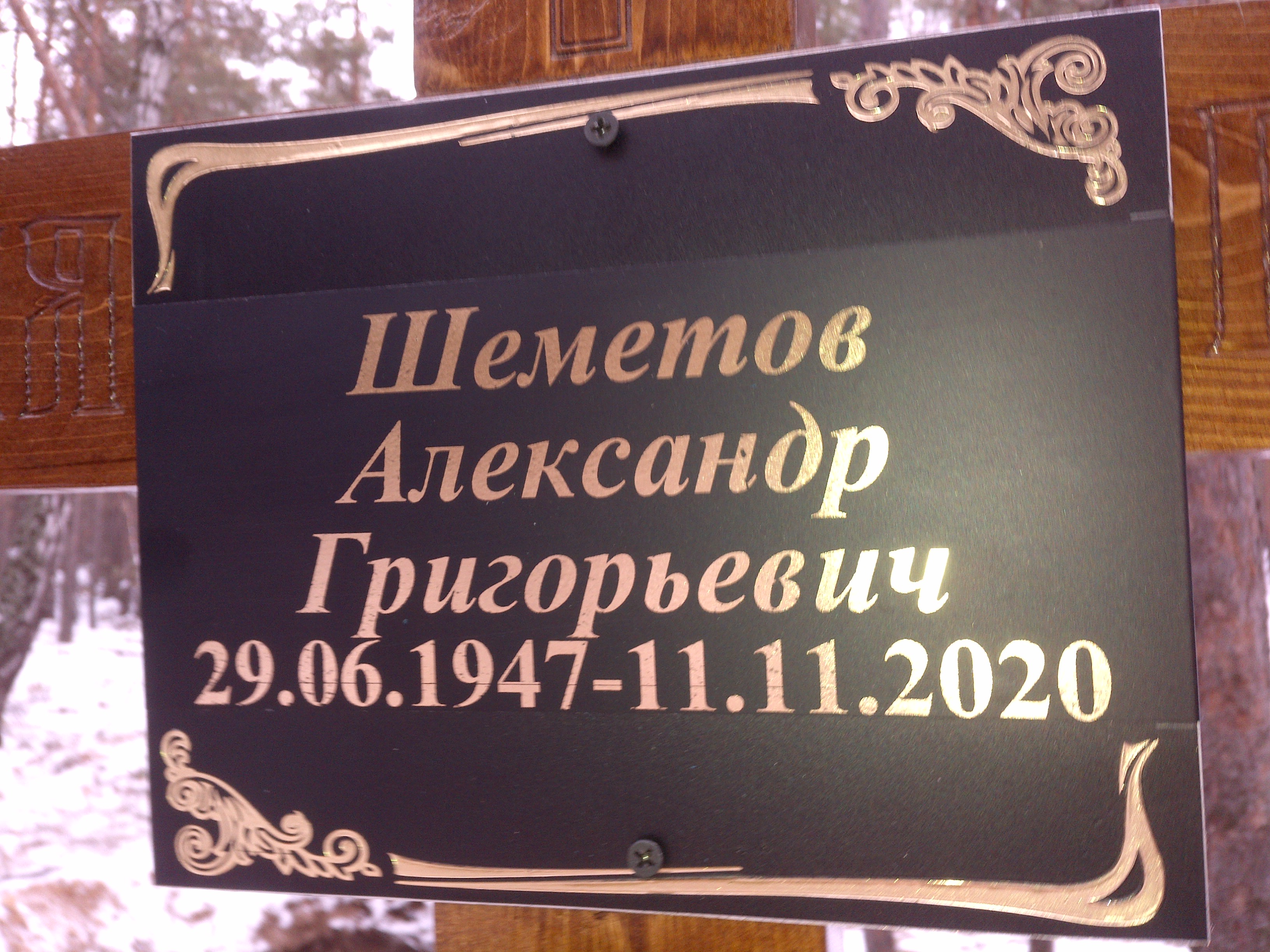 Шеметов Александр Григорьевич