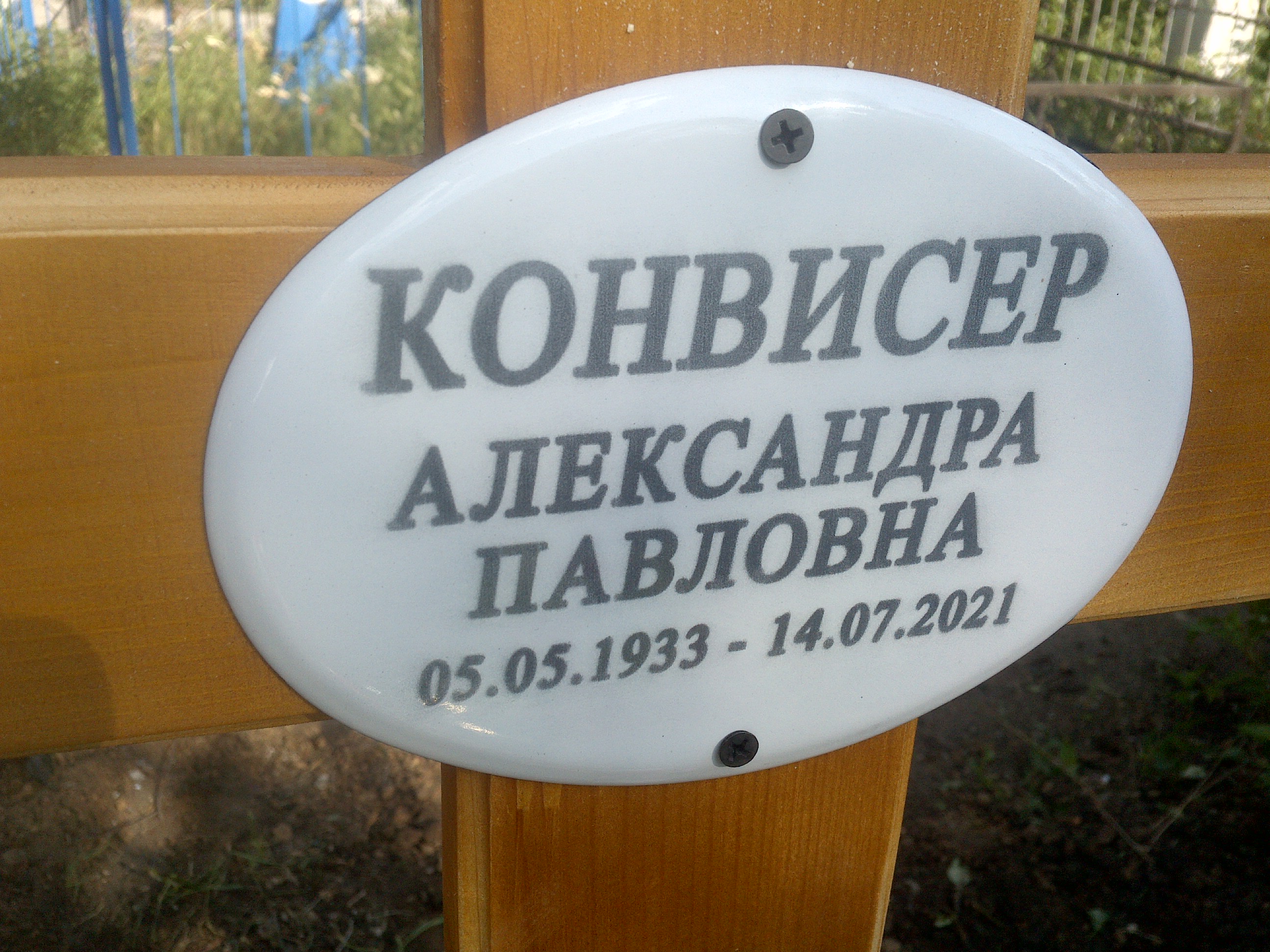Конвисер Александра Павловна