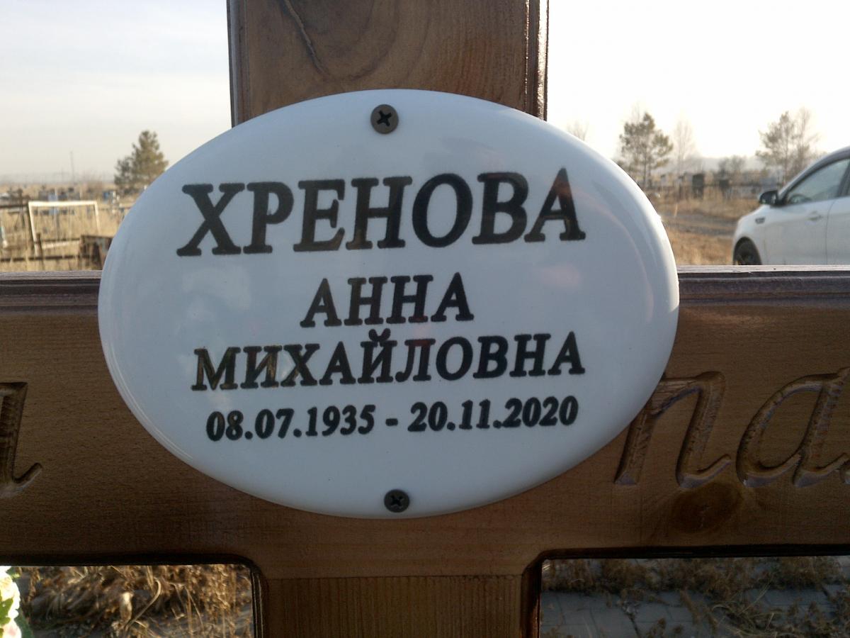 Хренова Анна Михайловна