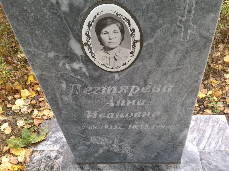 Дегтярёва Анна Ивановна