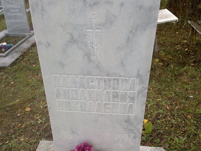 Паластрова Аполинария Николаевна