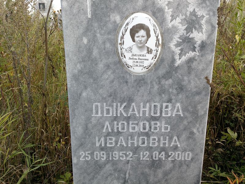 Дыканова Любовь Ивановна