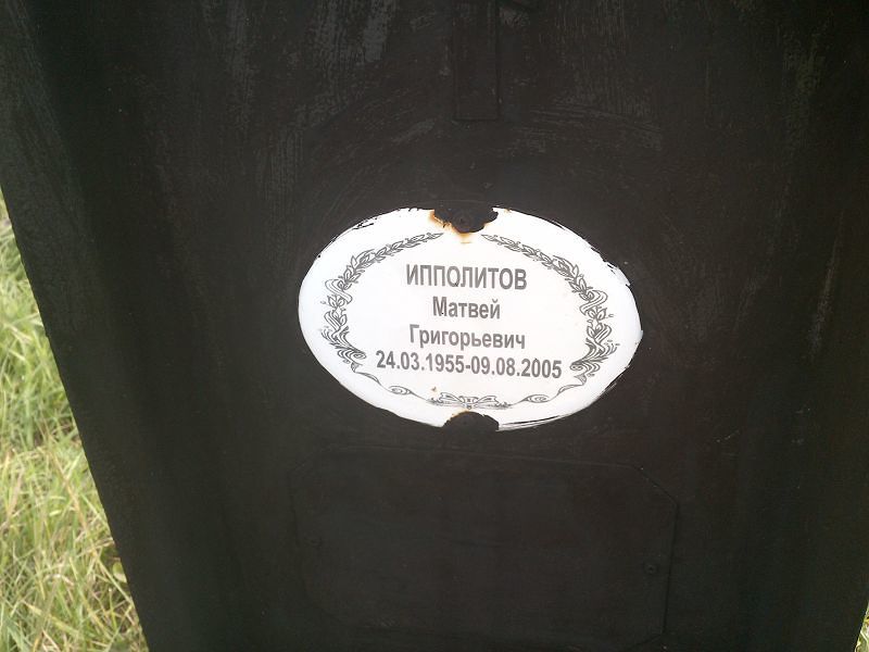 Ипполитов Матвей Григорьевич