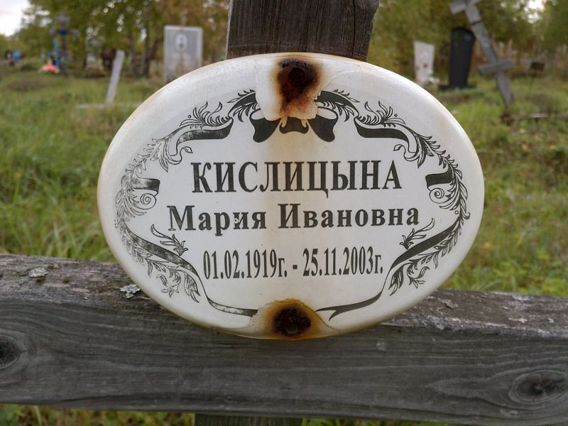 Кислицына Мария Ивановна