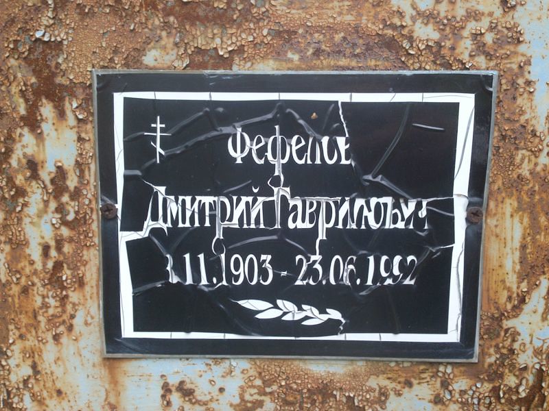 Фефелов Дмитрий Гаврилович