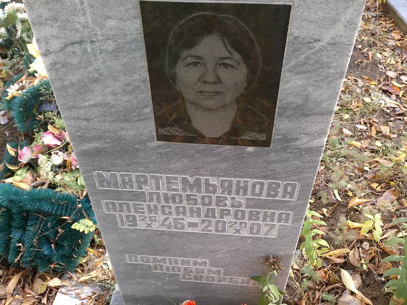 Мартемьянова Любовь Александровна