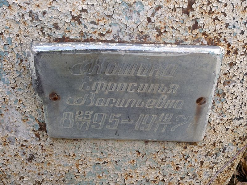 Кашина Ефросинья Васильевна