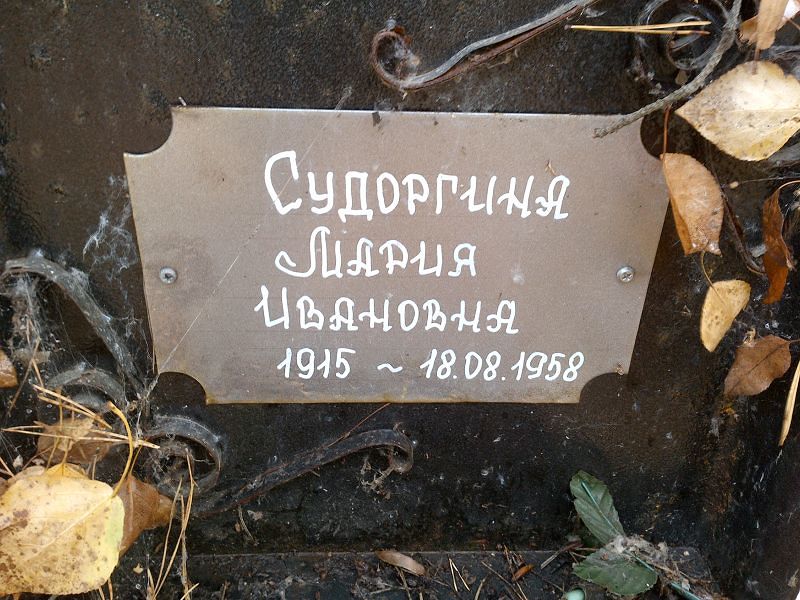 Судоргина Мария Ивановна