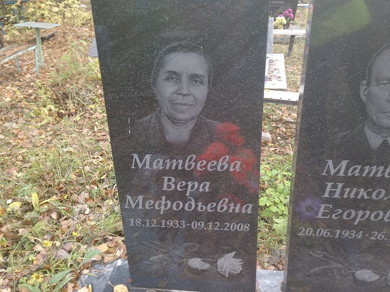 Матвеева Вера Мефодьевна