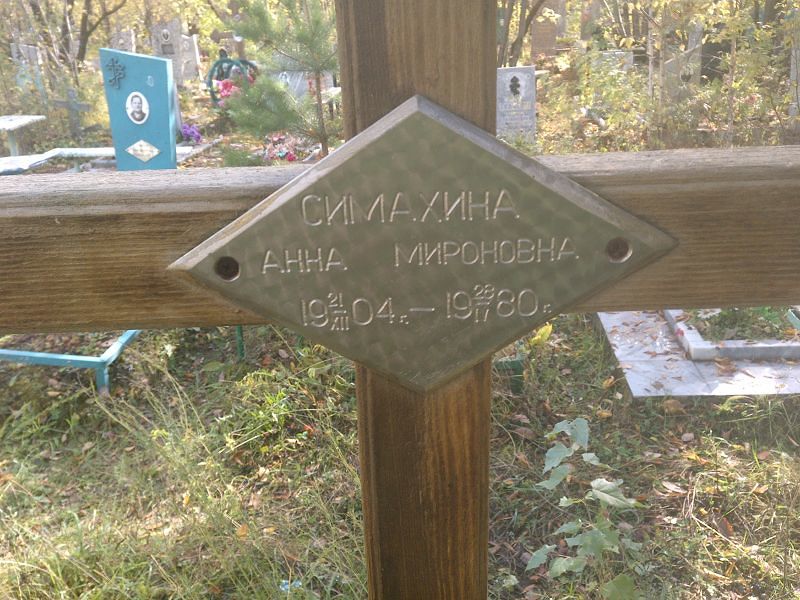 Симахина Анна Мироновна