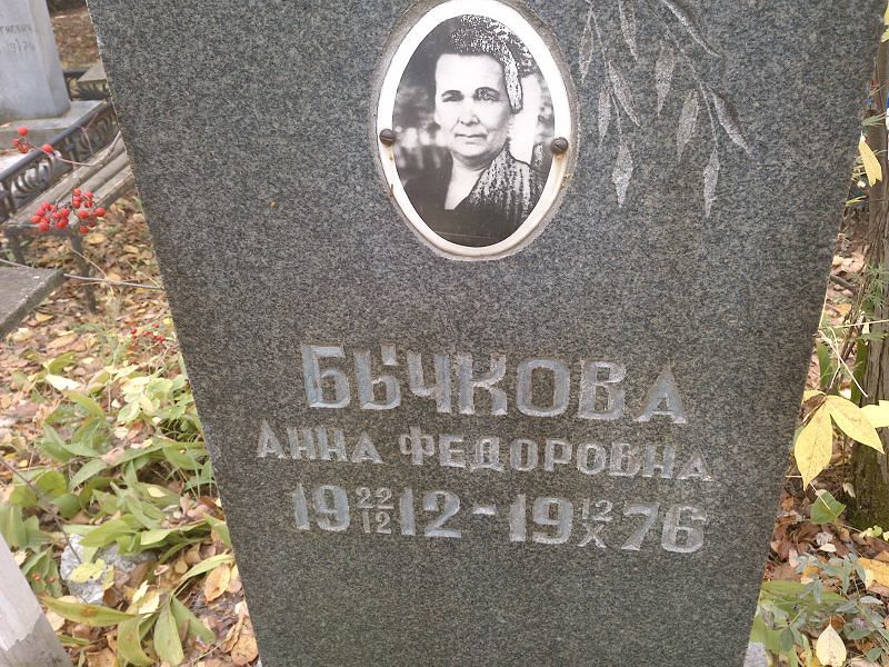 Бычкова Анна Федоровна