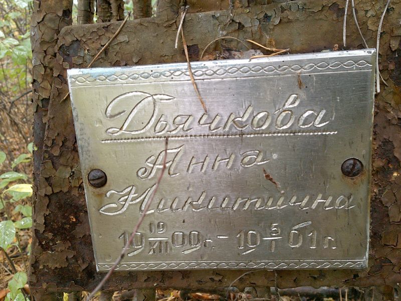 Дьячкова Анна Никитична