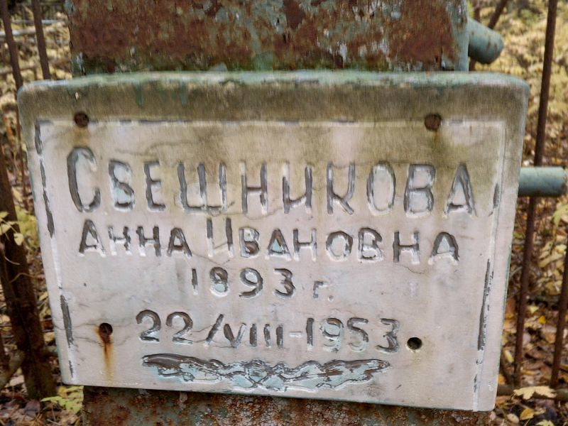 Свешникова Анна Ивановна