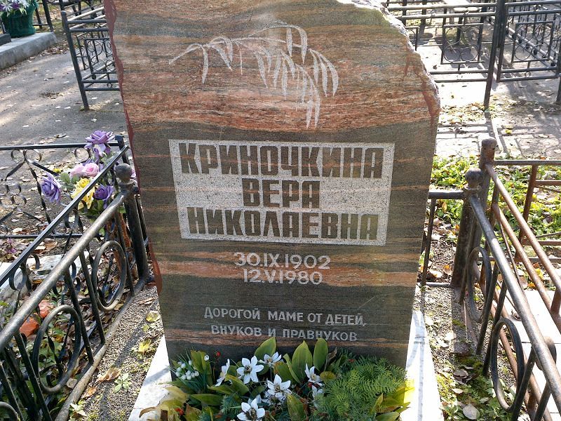 Криночкина Вера Николаевна