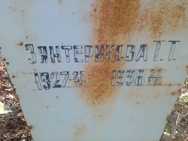 Зянтерикова Т Т