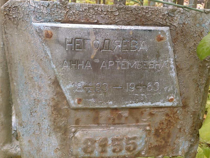 Негодяева Анна Артемьевна