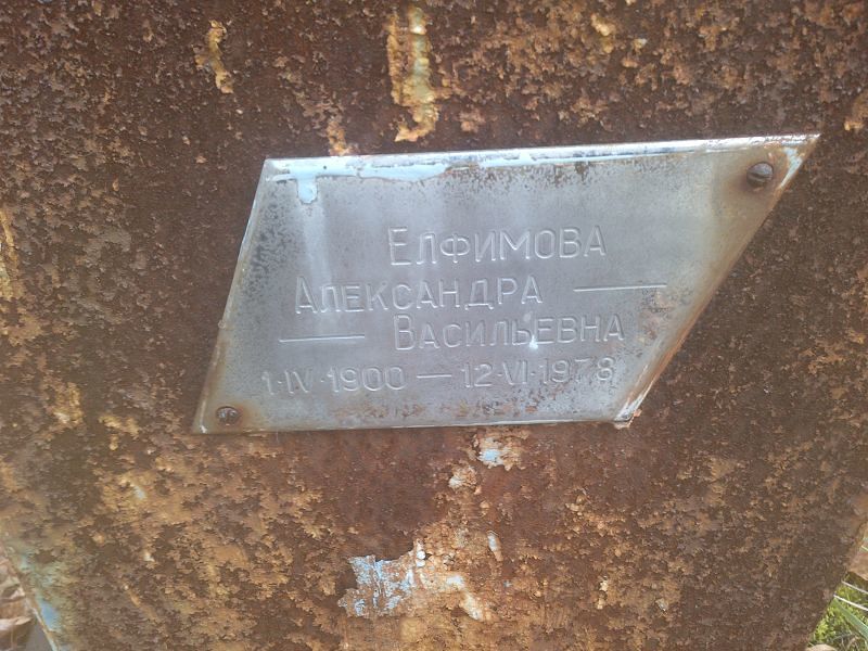 Елфимова Александра Васильевна