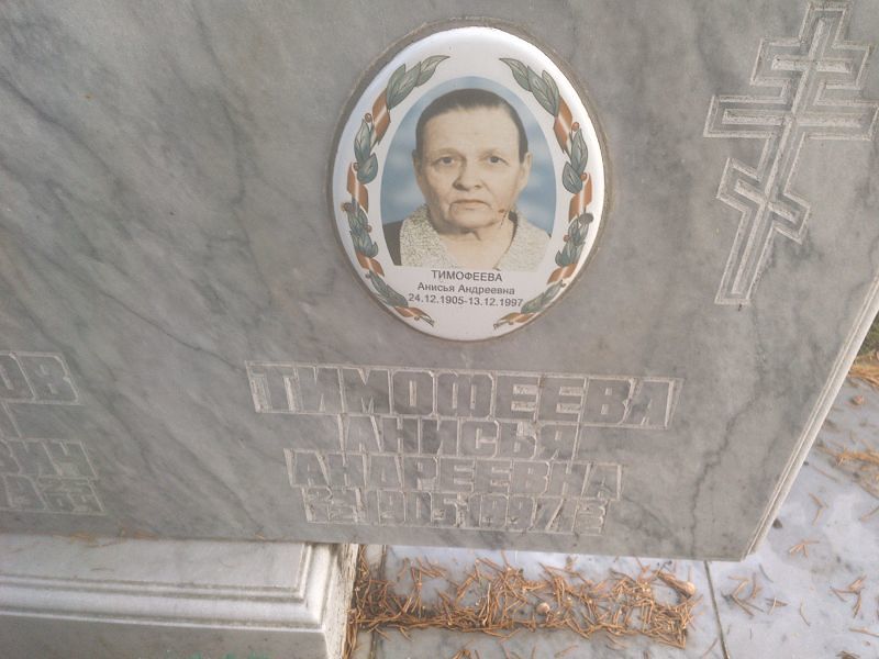 Тимофеева Анисья Андреевна