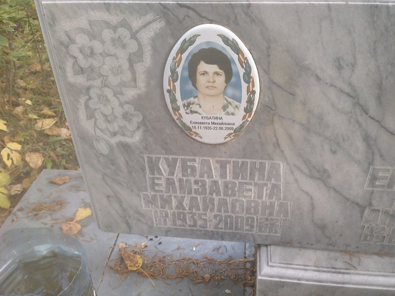Кубатина Елизавета Михайловна