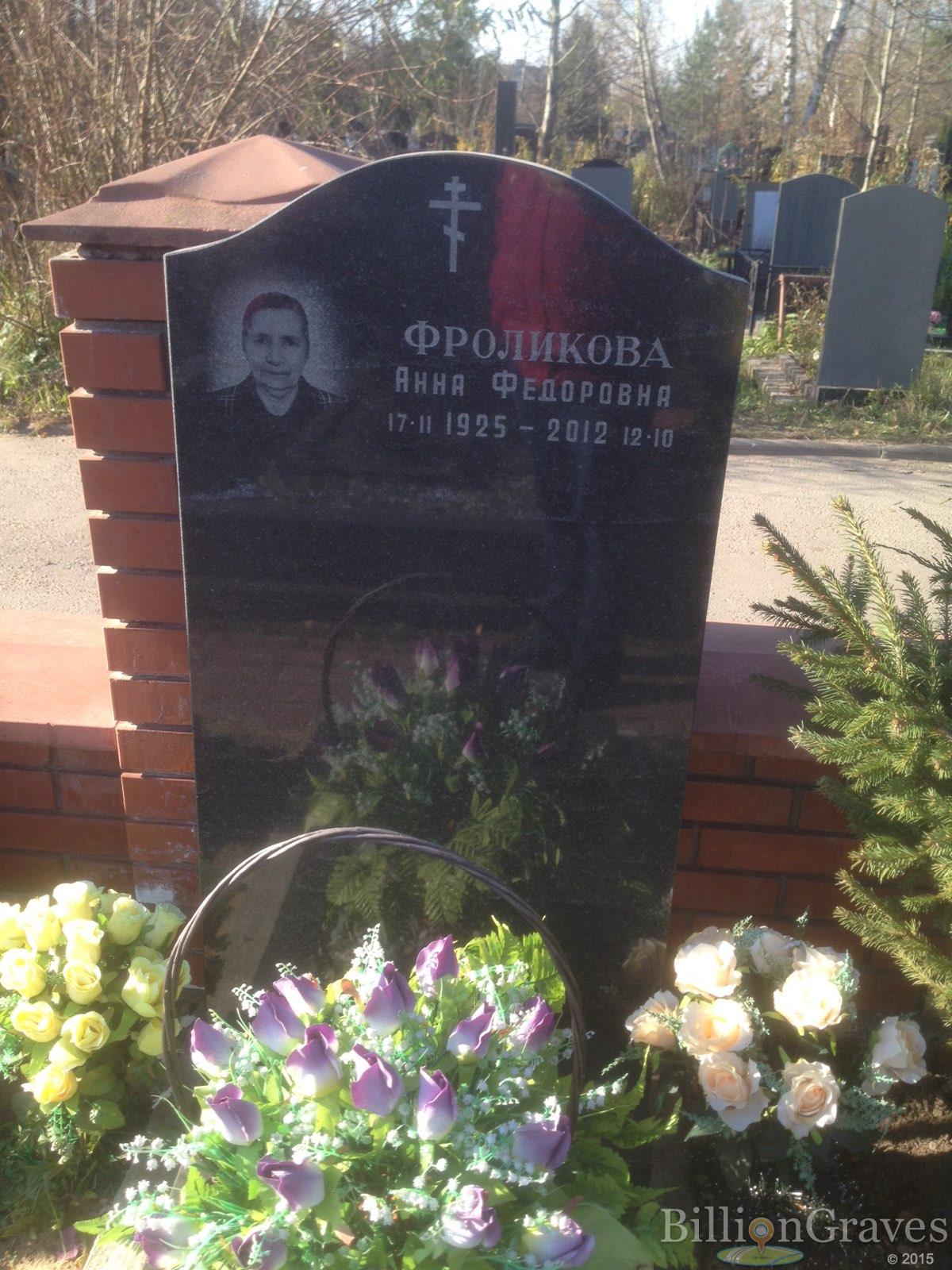 Фроликова Анна Федоровна