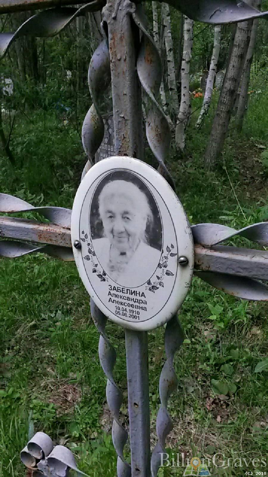 Забелина Александра Алексеевна