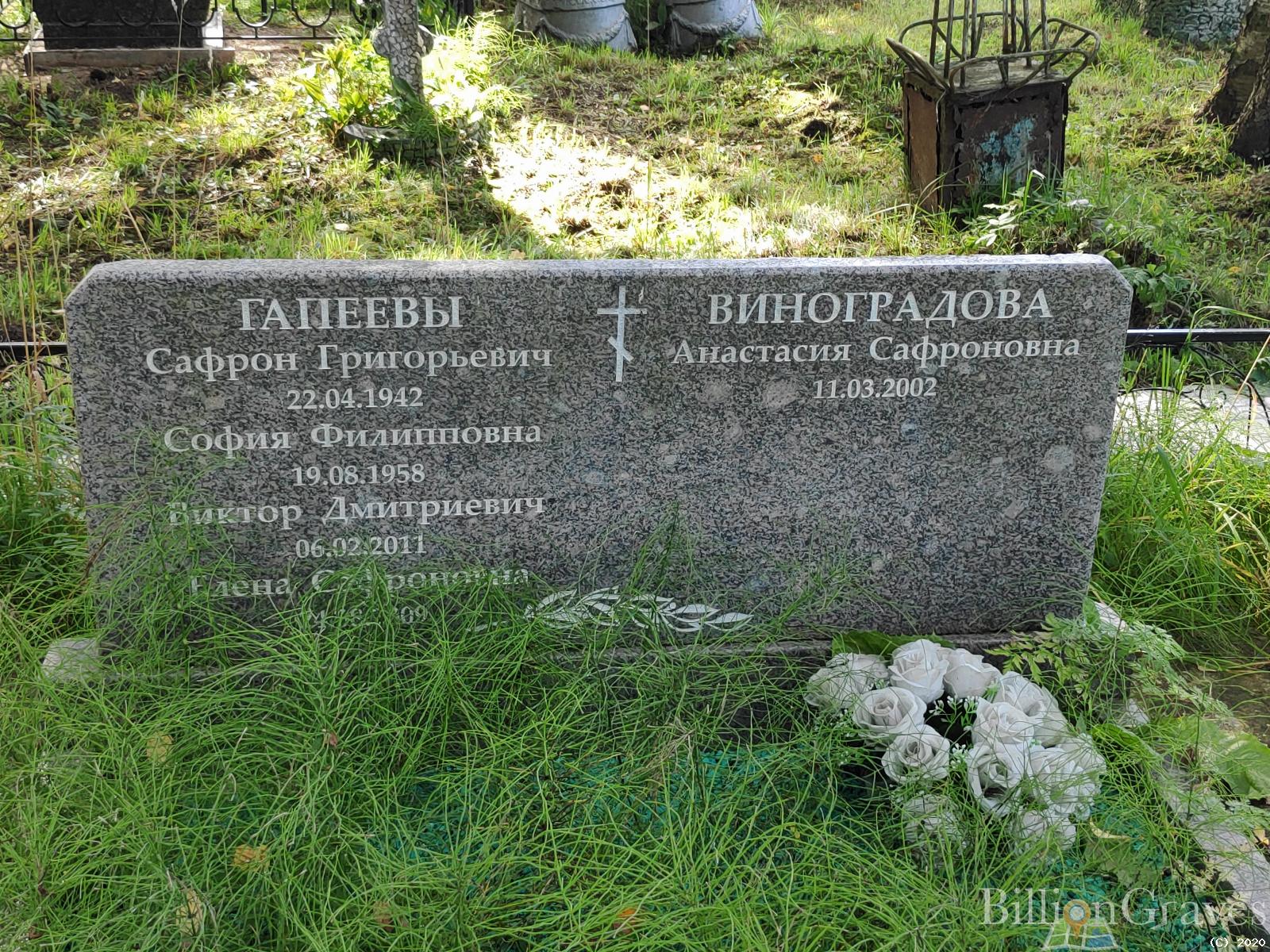 Гапеева София Филипповна