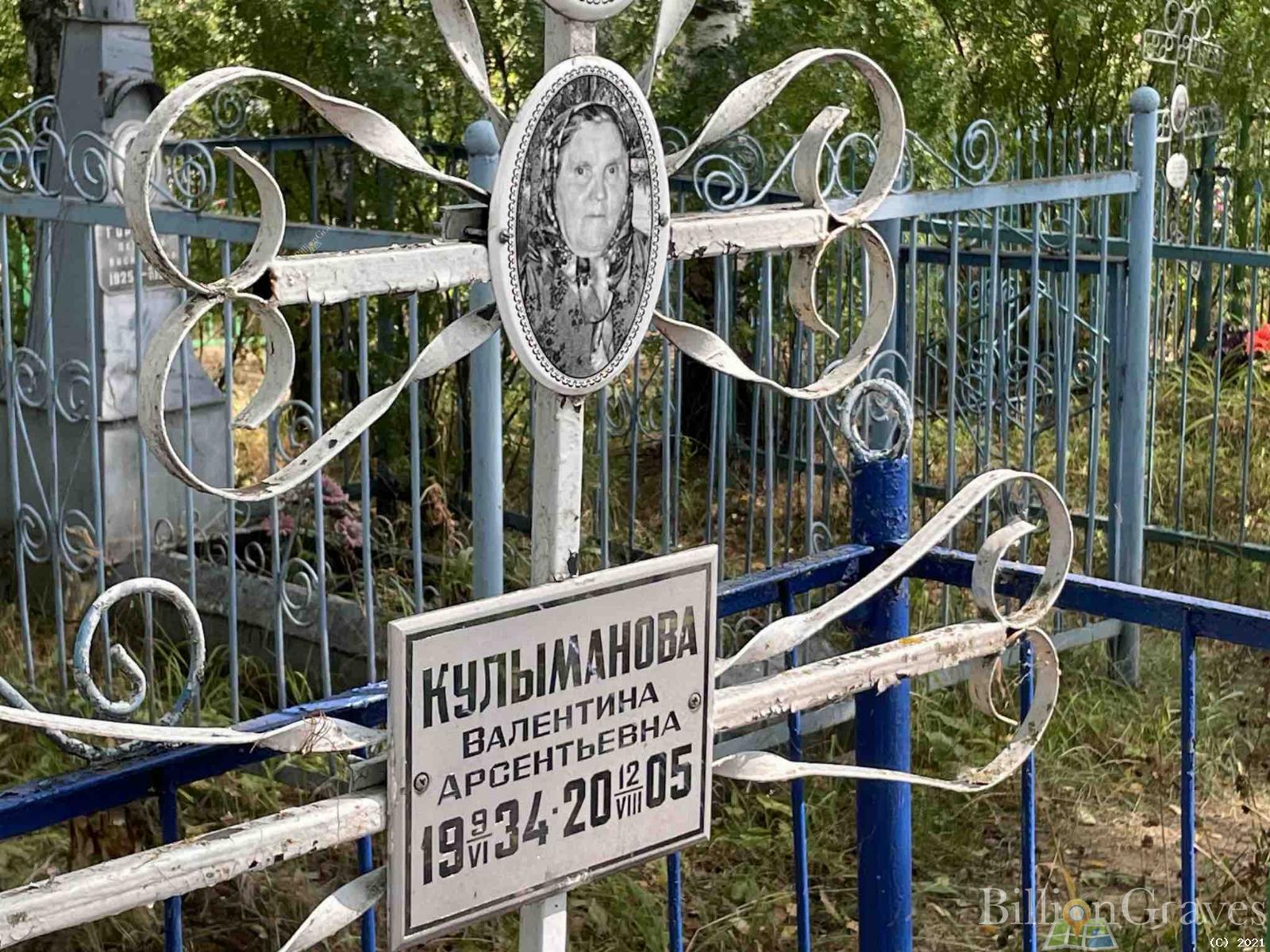Кулыманова Валентина Арсеньтевна