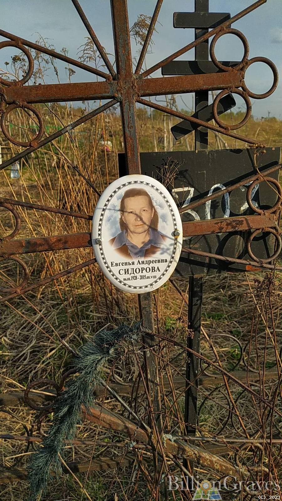 Сидорова Евгенья Андреевна