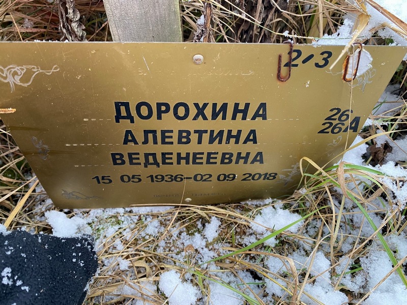 Алевтина Дорохина Веденеевна