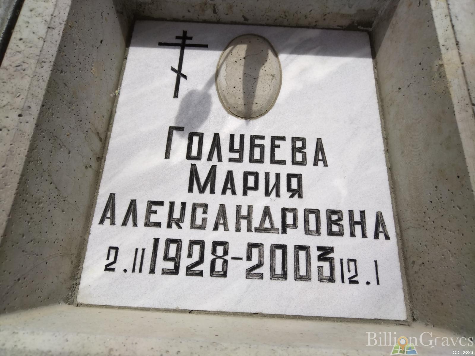 Голубева Мария Александровна