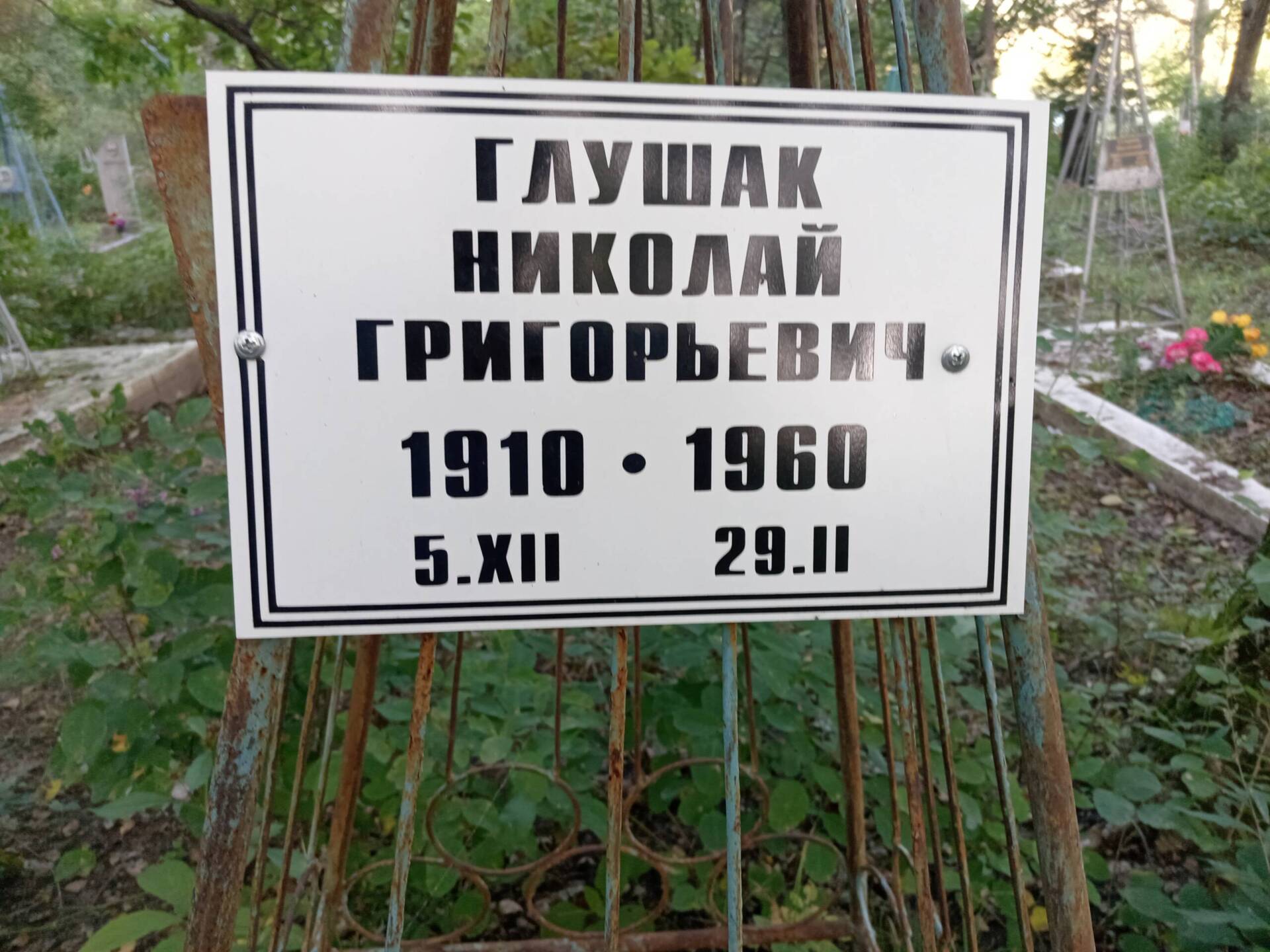 Глушак Николай Григорьевич