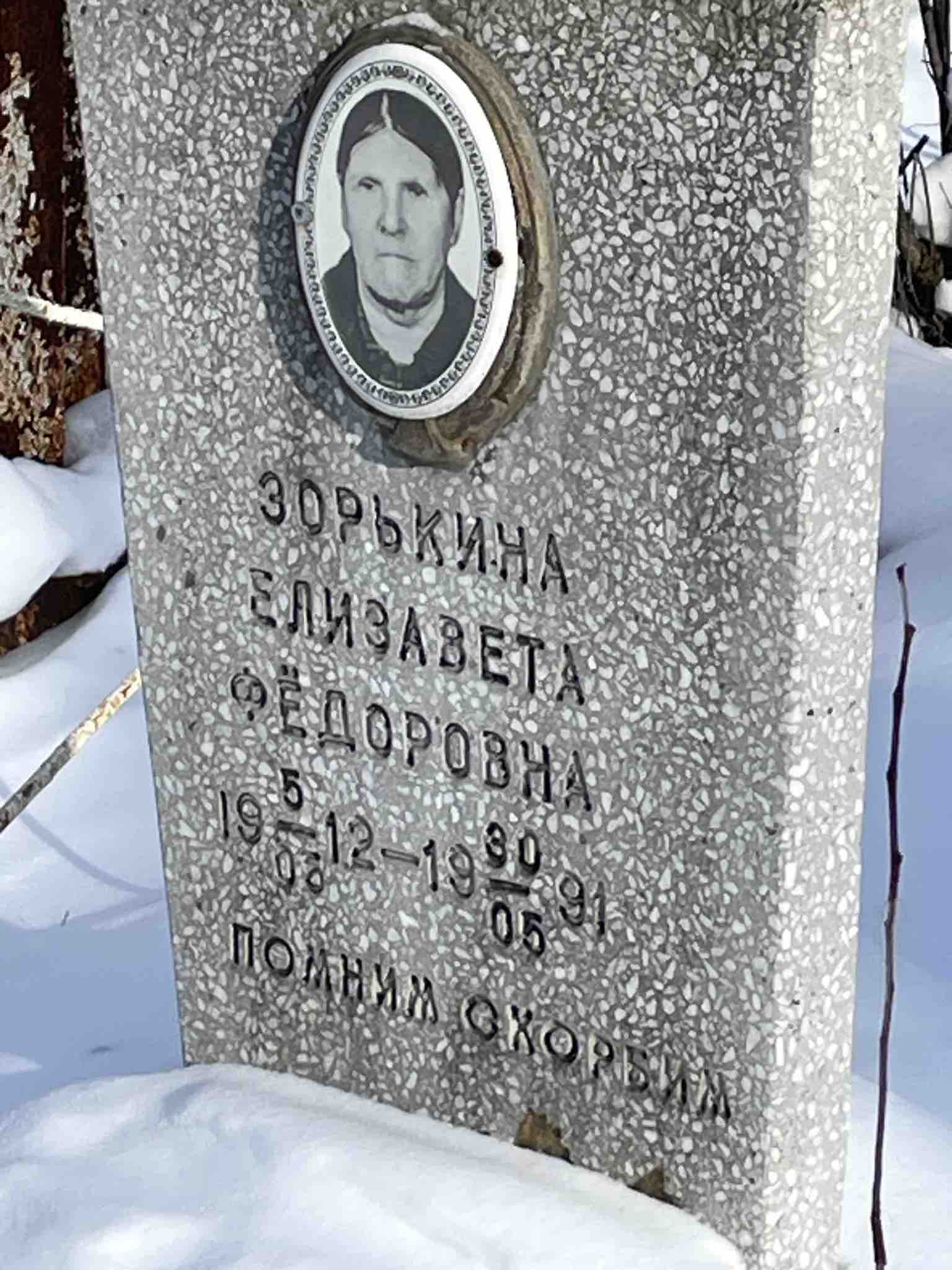 Зорькина Елизавета Федоровна