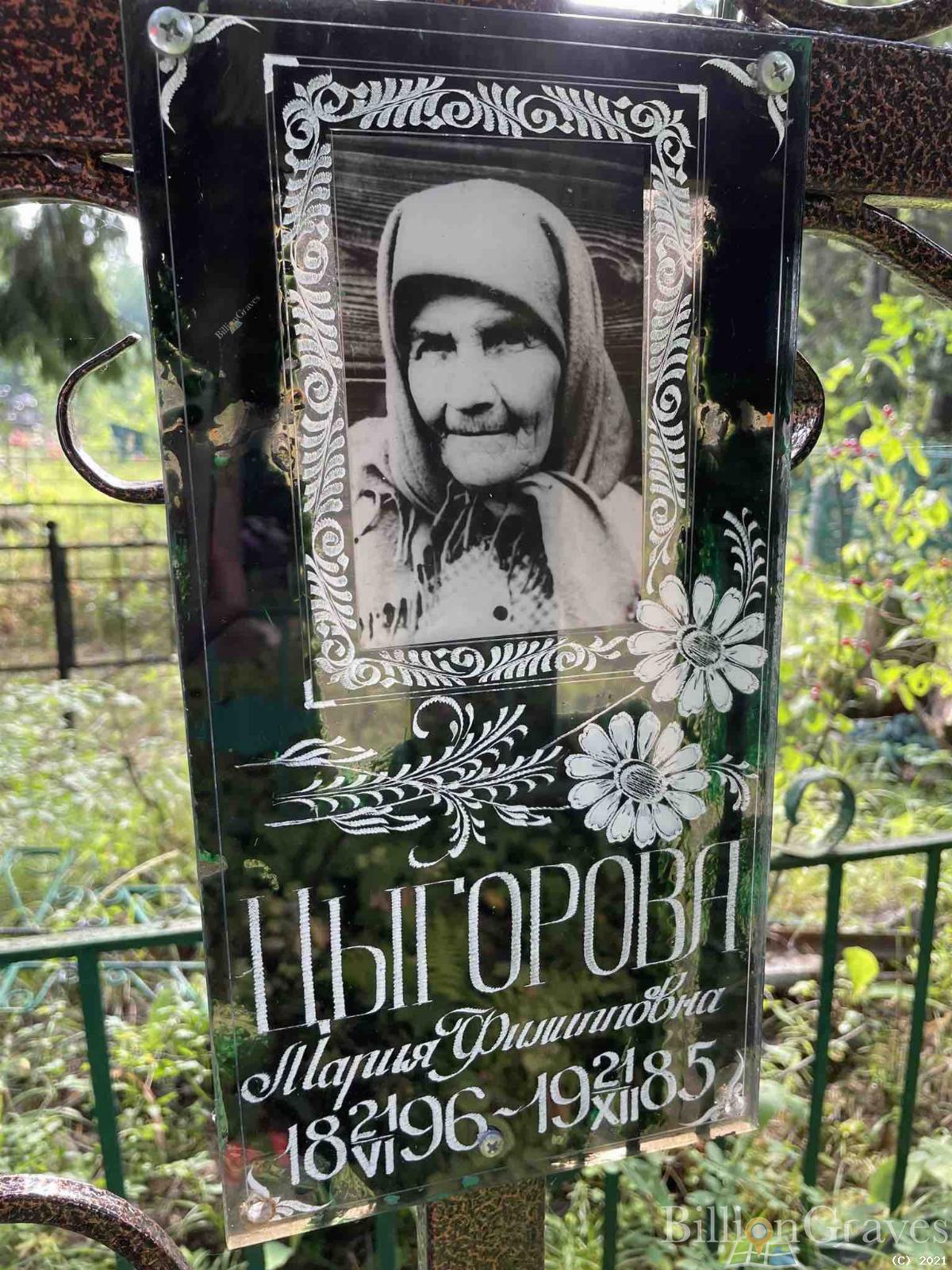 Цыгорова Мария Филипповна