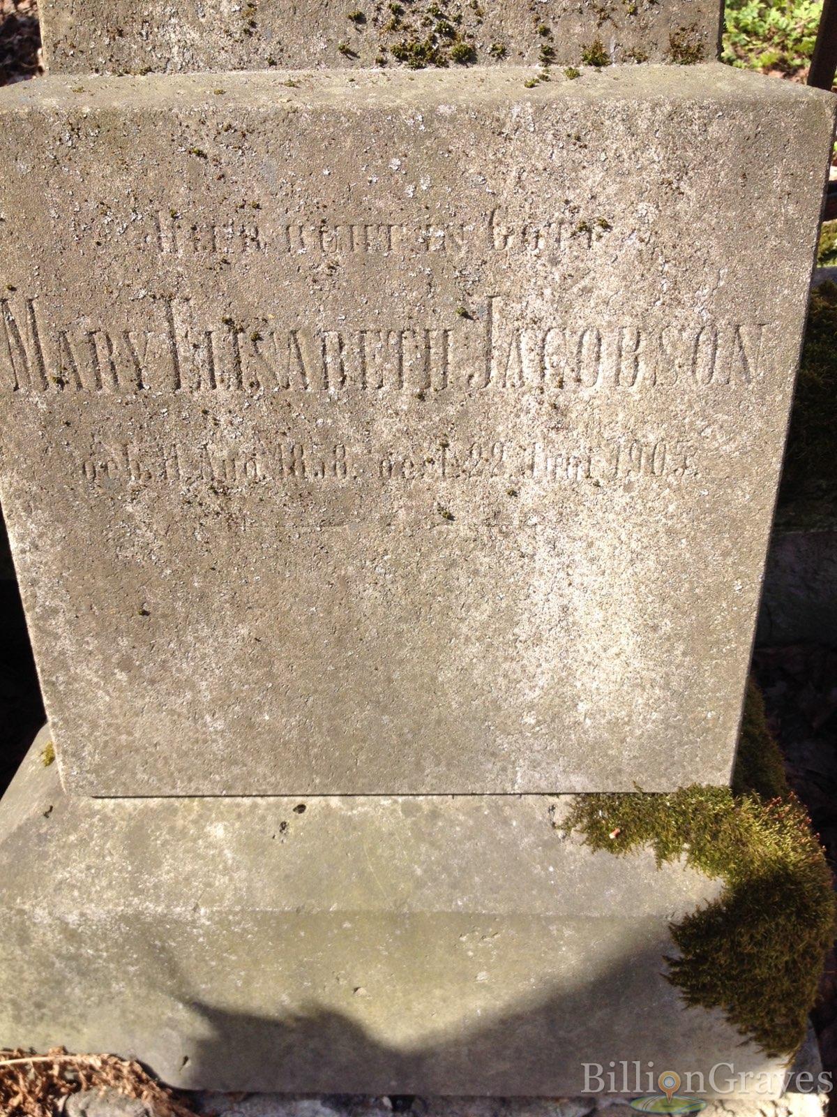 Jacobson Mary Elisabeth