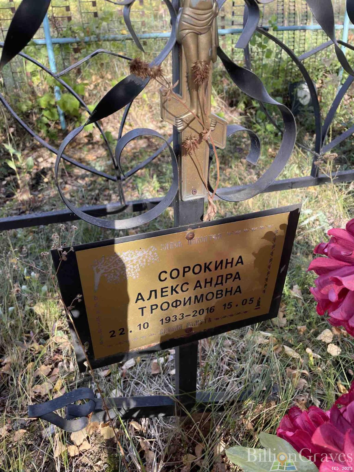 Сорокина Александра Трофимовна