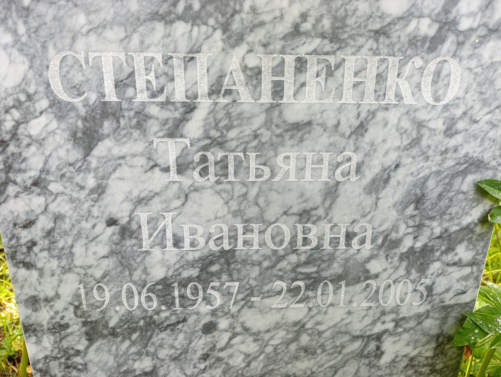 Степаненко Татьяна Ивановна