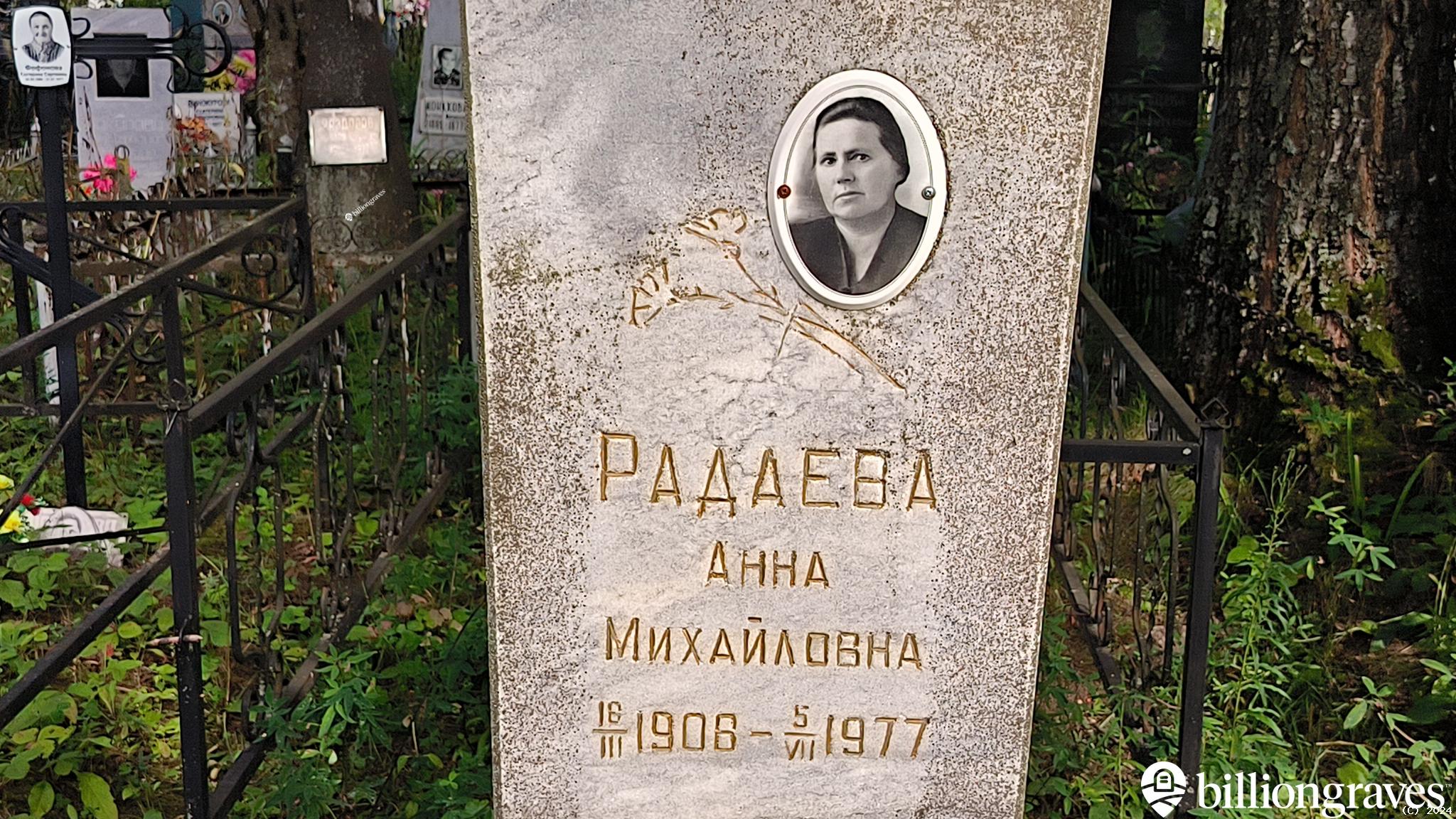 Радаева Анна Михайловна