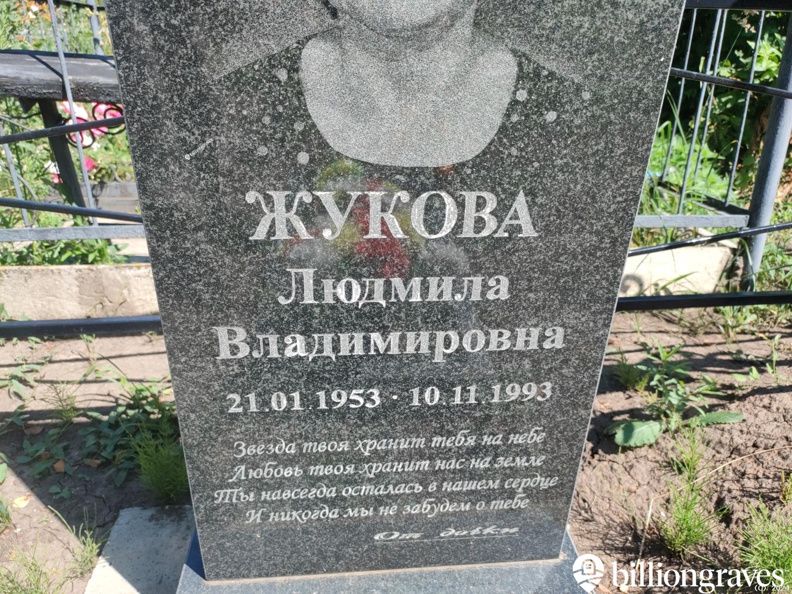 Жукова Людмила Владимировна