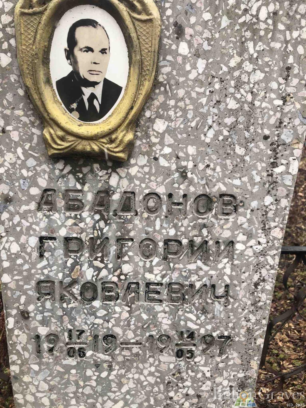 Абадонов Григорий Яковлевич
