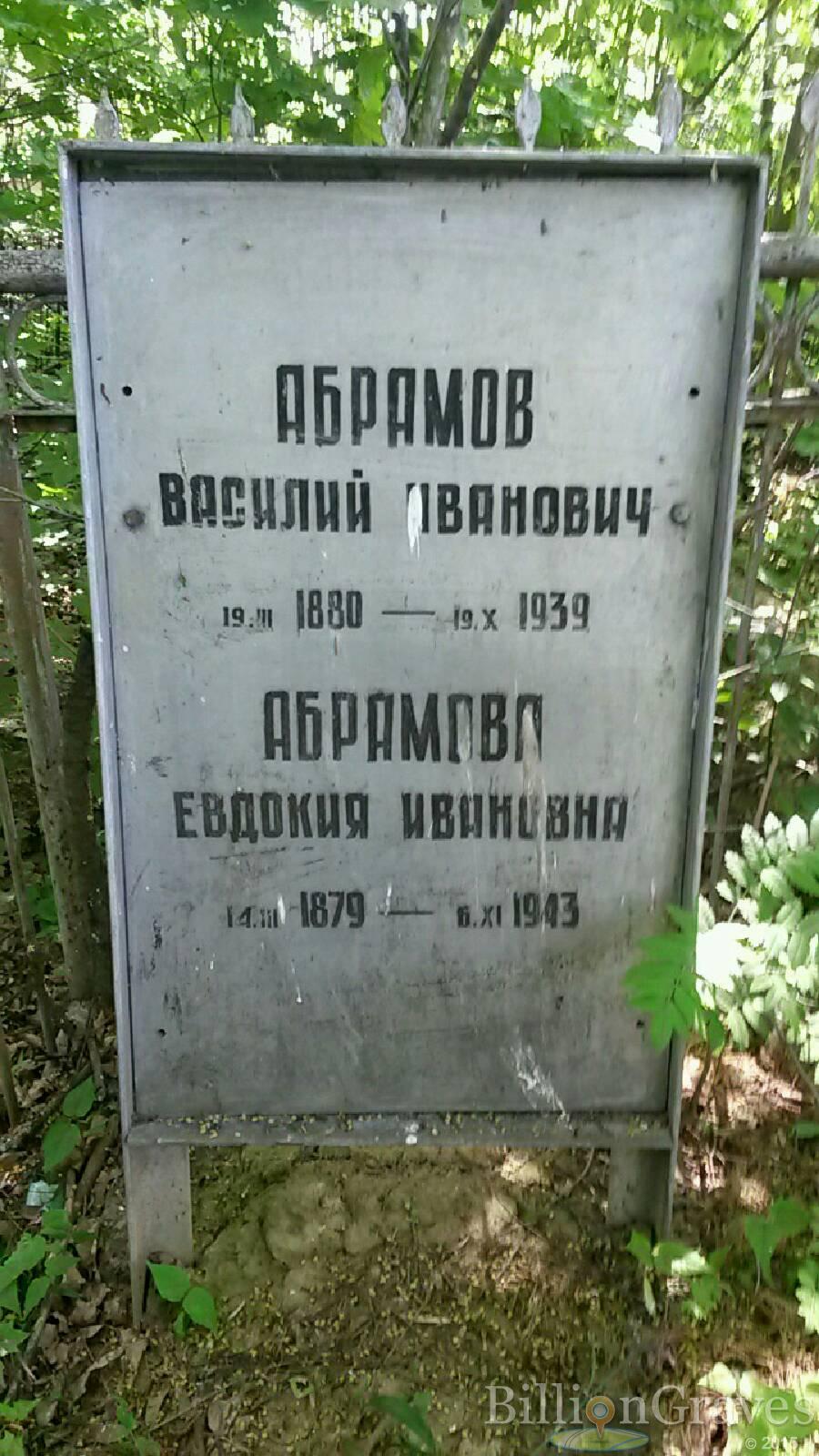Абрамов Василий Иванович