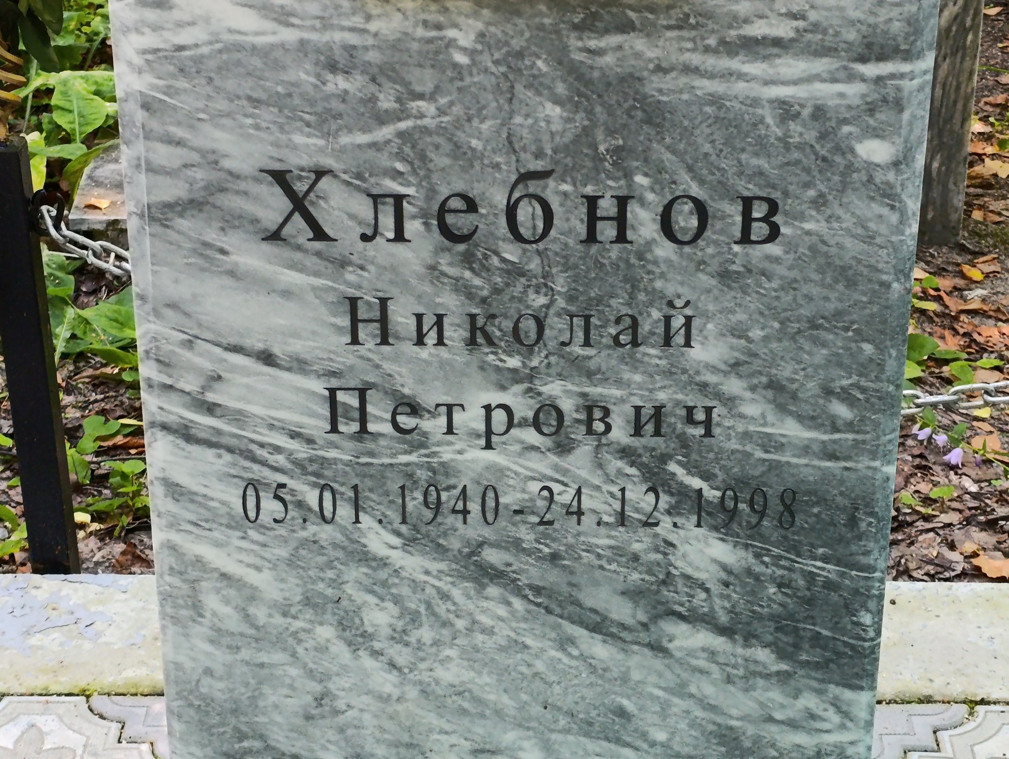 Хлебнов Николай Петрович