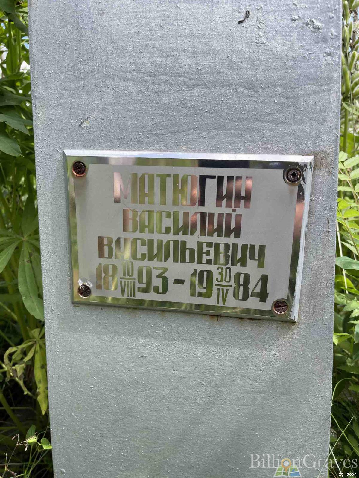 Матюгин Василий Васильевич